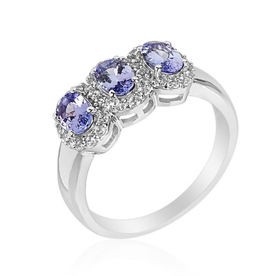 Tanzanite Silver Ring