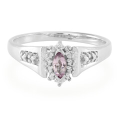 Pink Cuprian Tourmaline Silver Ring