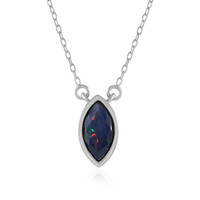 Mezezo Opal Silver Necklace
