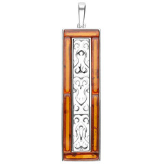 Baltic Amber Silver Pendant