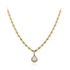 Welo Opal Silver Necklace