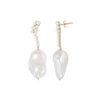14K Freshwater pearl Gold Earrings (de Melo)