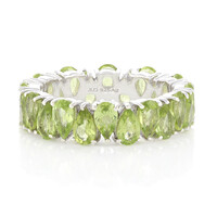 Peridot Silver Ring