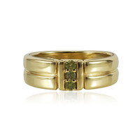 I1 (Yellow Diamond) Silver Ring