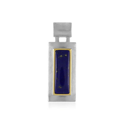 Lapis Lazuli Silver Pendant (MONOSONO COLLECTION)