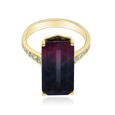 14K Bi Colour Tourmaline Gold Ring (CIRARI)
