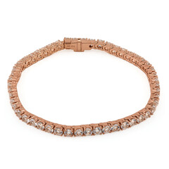 9K Mexican Pink Danburite Gold Bracelet