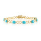 Sleeping Beauty Turquoise Silver Bracelet (Faszination Türkis)