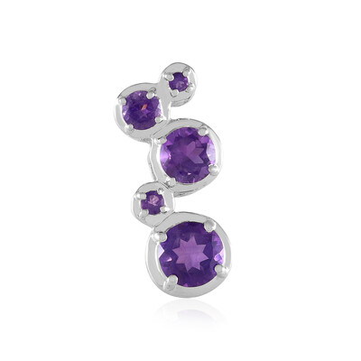 Moroccan Amethyst Silver Pendant