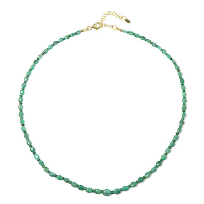 Zambian Emerald Silver Necklace