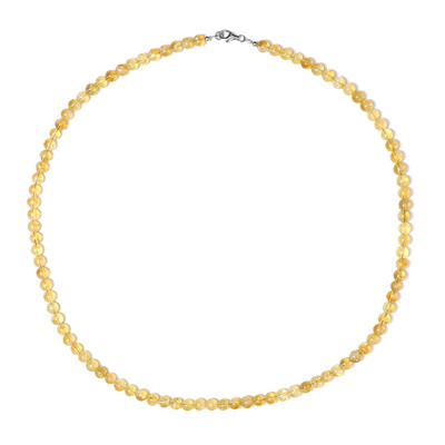 Citrine Silver Necklace