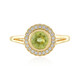Sphene Silver Ring