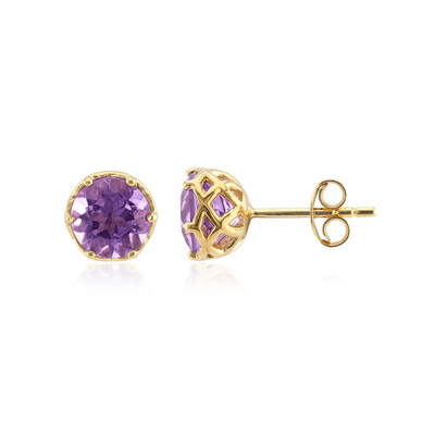 Amethyst Silver Earrings