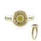 9K VS1 Yellow Diamond Gold Ring