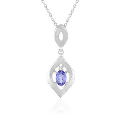 Tanzanite Silver Necklace