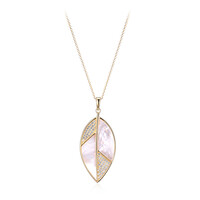 Mother of Pearl Silver Necklace