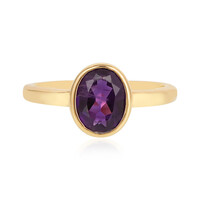 Zambian Amethyst Silver Ring