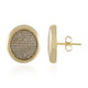 9K I1 (H) Diamond Gold Earrings (de Melo)