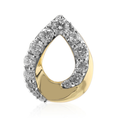 14K VVS1 (G) Diamond Gold Pendant (Annette)