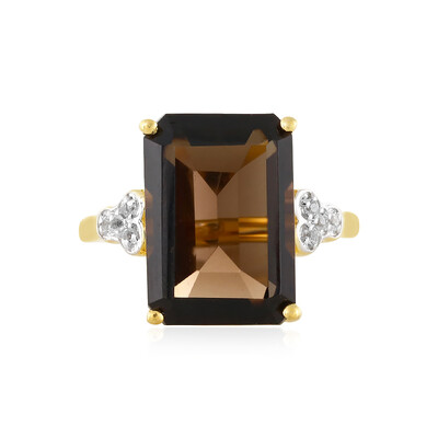 Smoky Quartz Silver Ring