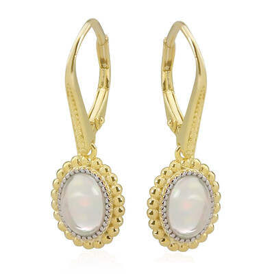 Welo Opal Silver Earrings