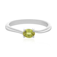 Sphene Silver Ring