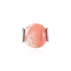 Pink Opal Silver Pendant