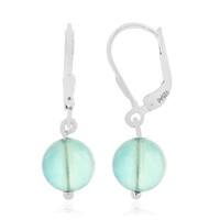 Fluorite Silver Earrings