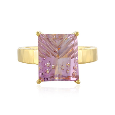 Rose de France Amethyst Silver Ring