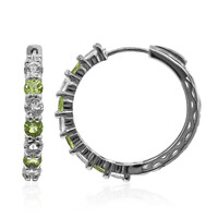 Peridot Silver Earrings