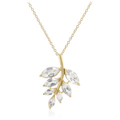 White Topaz Silver Necklace