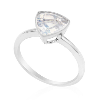 Blue Moon Quartz Silver Ring