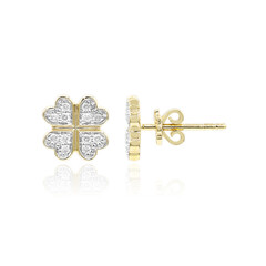 9K SI1 (G) Diamond Gold Earrings