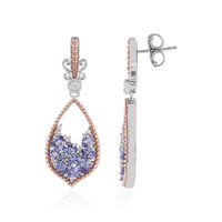 Tanzanite Silver Earrings (Dallas Prince Designs)