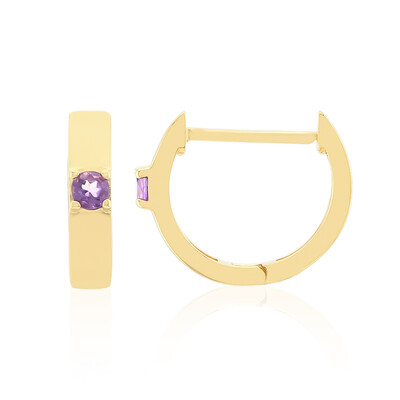 Amethyst Silver Earrings