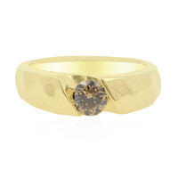 9K SI2 Argyle Brown Diamond Gold Ring (de Melo)
