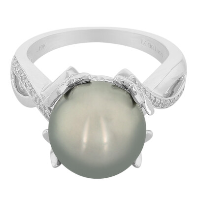 10K Tahitian Pearl Gold Ring (M de Luca)