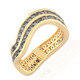 9K Tanzanite Gold Ring (de Melo)