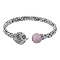 Ming Pearl Silver Bangle