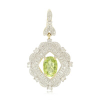 9K Paraiba Tourmaline Gold Pendant