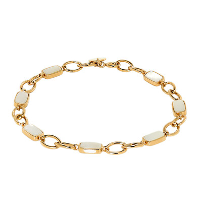 Mother of Pearl Silver Bracelet