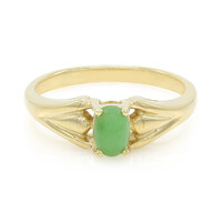 Imperial Chrysoprase Silver Ring