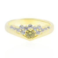 9K SI2 Yellow Diamond Gold Ring (de Melo)