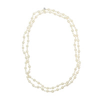 Freshwater pearl Silver Necklace (TPC)
