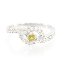 Cuprian Tourmaline Silver Ring