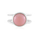 Pink Opal Silver Ring