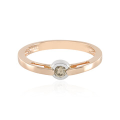 9K VS2 Brown Diamond Gold Ring