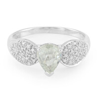 Cuprian Tourmaline Silver Ring