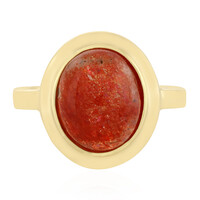 Sunstone Silver Ring
