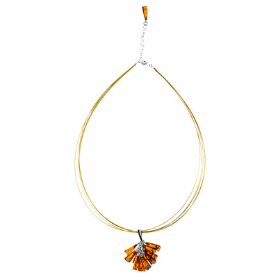 Baltic Amber Silver Necklace (dagen)